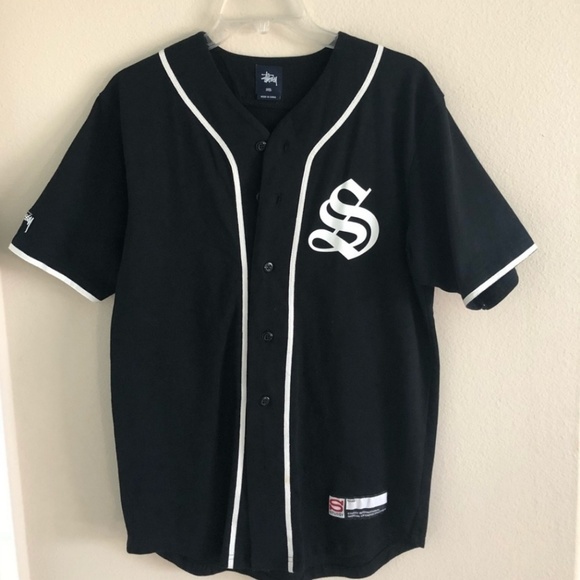 Stussy Tops - Stussy baseball jersey